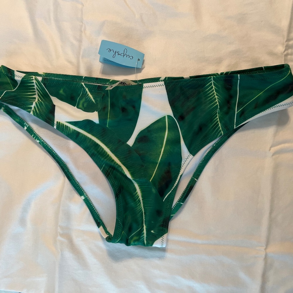 Cupshe palm print bikini bottom - M